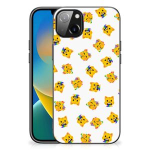 Back Case voor iPhone 14 Plus Katten Emojis