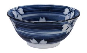 Blauw/Witte Kom - Mixed Bowls - 15 x 7cm 500ml