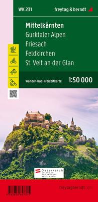 Fietskaart - Wandelkaart 231 Mittelkärnten - Gurlktaler Alpen - Friesach | Freytag & Berndt