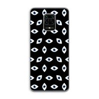 Eyes pattern: Xiaomi Redmi Note 9 Pro Transparant Hoesje