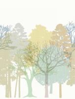 Decoprint Antibes Fotobehang abstracte bomen - AND28291