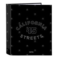Ringmap Safta California Zwart A4 27 x 33 x 6 cm