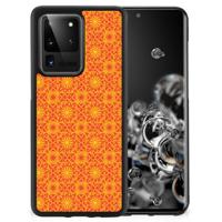 Samsung Galaxy S20 Ultra Bumper Case Batik Oranje