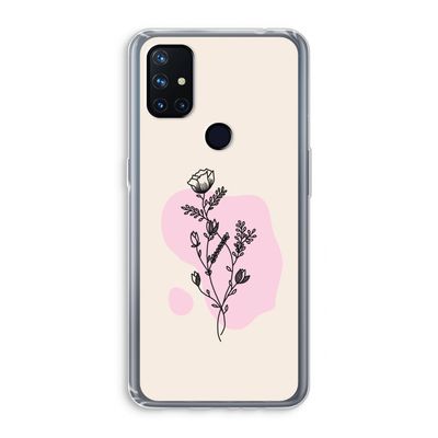 Roses are red: OnePlus Nord N10 5G Transparant Hoesje