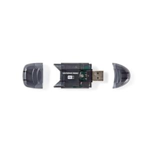 Nedis CRDRU2100BK SD/SDHC/MMC kaartlezer USB