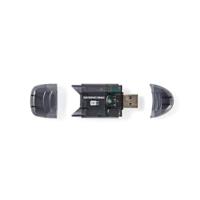 Nedis CRDRU2100BK SD/SDHC/MMC kaartlezer USB - thumbnail