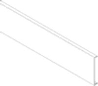 Wandgootdeksel Stago WG3000 1,5mtr. creme