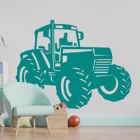 Zetro tractor illustratie kunst aan de muur - thumbnail