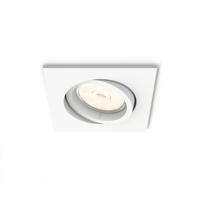 Philips Richtbare inbouwspotEnneper GU10 9cm vierkant wit - 5019131PN