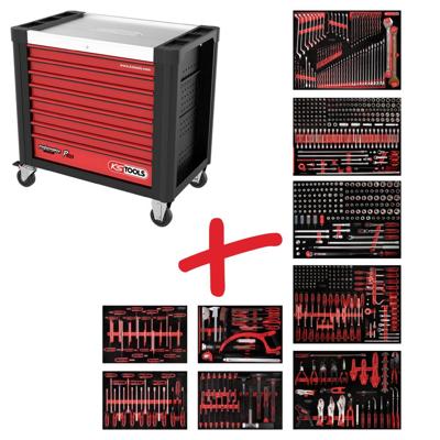 KS Tools 8309706 Werkplaatswagen Kleur (specifiek): Zwart, Rood