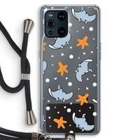 Manta: Oppo Find X3 Pro Transparant Hoesje met koord