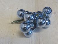 Kerstballetjes glasballetjes lichtblauw glans Warentuin Mix - Warentuin mix