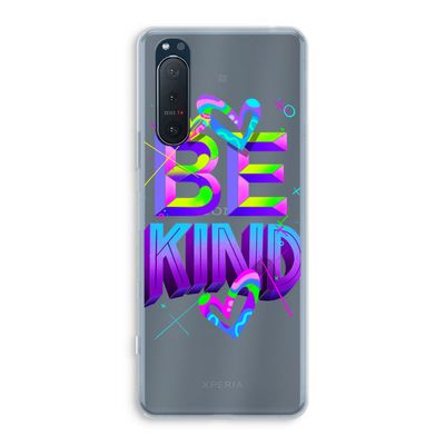Be Kind: Sony Xperia 5 II Transparant Hoesje