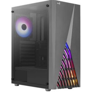 Aerocool Delta Zwart ARGB Tempered Glass
