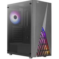 Aerocool Delta Zwart ARGB Tempered Glass - thumbnail