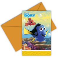 Finding Dory uitnodigingen met enveloppe   - - thumbnail