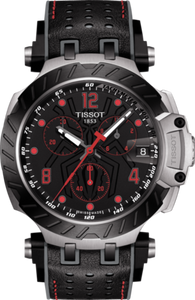 Horlogeband Tissot T1154172705701 / T603045129 Rubber Zwart 21mm