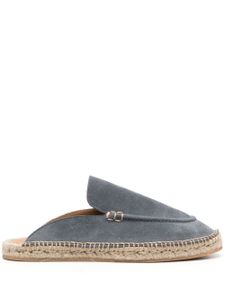 Scarosso espadrilles en daim à semelle contrastante - Gris