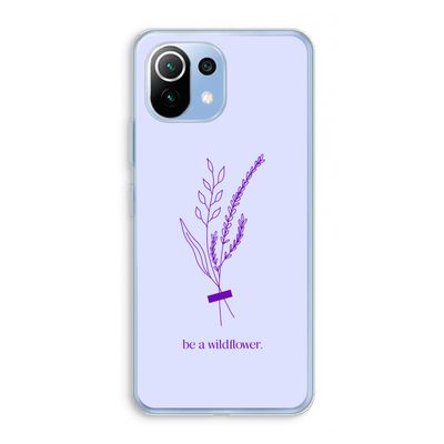 Be a wildflower: Xiaomi Mi 11 Lite Transparant Hoesje