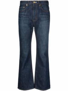 Tu es mon Tresor jean bootcut court - Bleu