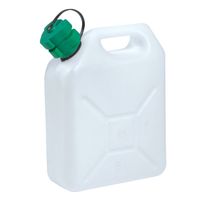 Kunststof jerrycan voor brandstof 5 liter L24 x B11 x H30 cm - Jerrycan voor water - thumbnail