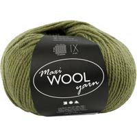 Creativ Company Wolgaren, l: 125 m, olijfgroen, 100 gr/ 1 bol