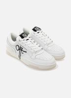 Off The Pitch Fullstop Soft Action Leather Sneakers Heren Wit/Zwart - Maat 41 - Kleur: WitZwart | Soccerfanshop