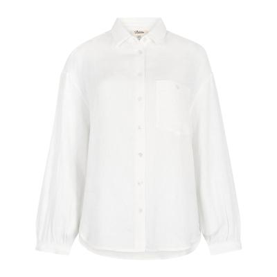Damesblouse Silvergrass White