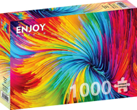 Colorful Paint Swirl Puzzel 1000 Stukjes