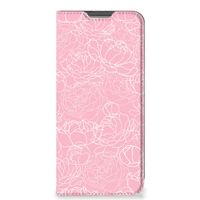 OPPO A96 | A76 Smart Cover White Flowers - thumbnail