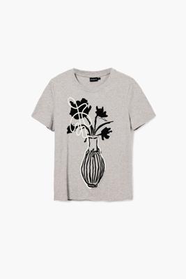 Effen T-shirt vaas - BLACK - XXL