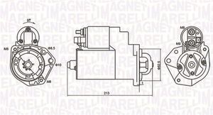 Startmotor / Starter MQS880