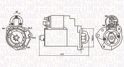 Startmotor / Starter MQS880