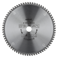 Wolfcraft Kap- en verstekzaagblad | HM | 72 Zähne | Ø305mm | 1 stuk - 6549000