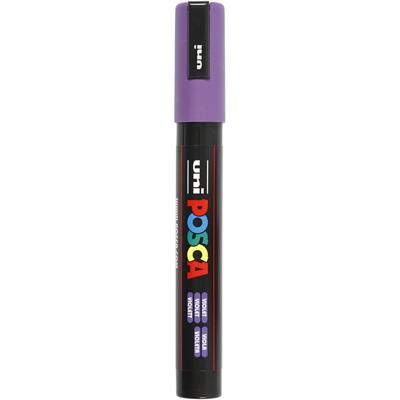 Uni-Posca Posca marker, afm pc-5m, lijndikte 2,5 mm, medium, violet, 1 stuk