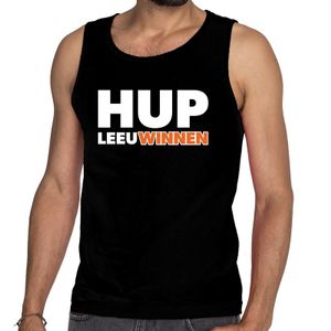 Nederland supporter tanktop Hup LeeuWinnen zwart heren