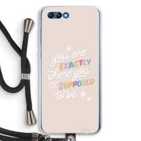 Right Place: Honor 10 Transparant Hoesje met koord