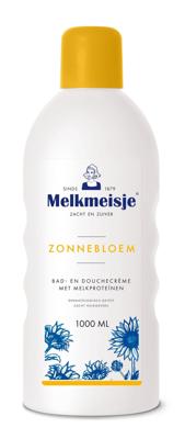Melkmeisje Bad en douche zonnebloem/melk 1 Liter