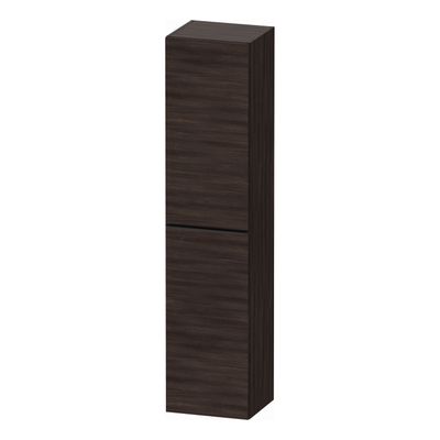 Hoge Kast Duravit D-Neo Kolomkast Wand 176 cm Rechtsdraaiend Mat Kastanje Duravit