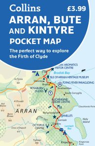 Wegenkaart - landkaart Pocket Map Arran, Bute and Kintyre | Collins