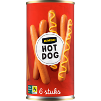 Jumbo Hotdogs 6 Stuks