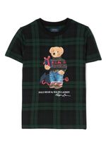 POLO RALPH LAUREN KIDS t-shirt en coton à imprimé Teddy Bear - Vert