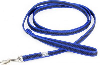 Antislip Hondenriem - 14mm x 1m - Met handvat - Blauw