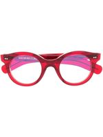 Cutler & Gross lunettes de vue 1390 à monture ronde - Rouge