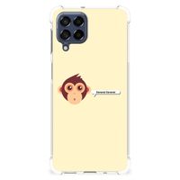 Samsung Galaxy M53 Stevig Bumper Hoesje Monkey - thumbnail