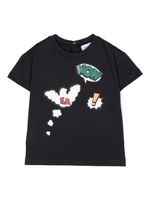 Emporio Armani Kids t-shirt à imprimé graphique - Noir - thumbnail