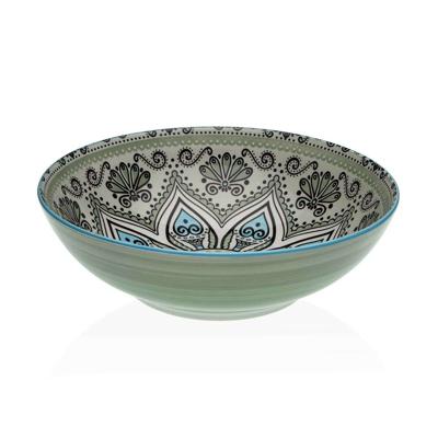 Saladekom Versa Groen Keramisch Porselein 22,5 x 9 x 22,5 cm