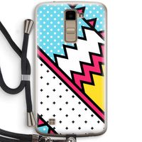 Pop Art #2: LG K10 (2016) Transparant Hoesje met koord
