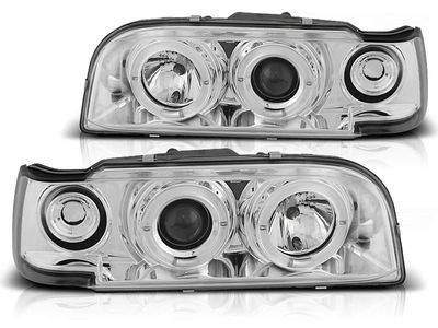 Tuning-Tec Koplampen dual halo rims VOLVO 850 92-12 96 ANGEL EYES CHROOM Tuning-Tec Koplampen dual halo rims VOLVO 850 92-12 96 ANGEL EYES CHROOM