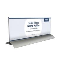 Tafelnaambord europel 105x297mm acryl aluminium